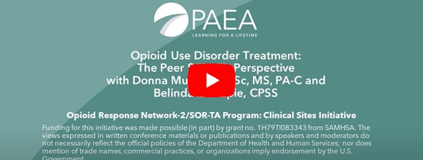 OUD Treatment:The Peer Support Perspective with Donna Murray and Belinda Gillespie - Play Video